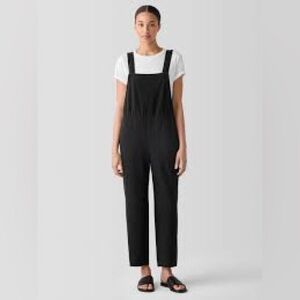 Frank & oak Black Straight-Leg Overalls